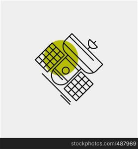 Broadcast, broadcasting, communication, satellite, telecommunication Line Icon. Vector EPS10 Abstract Template background