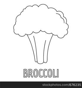 Broccoli icon. Outline illustration of broccoli vector icon for web. Broccoli icon, outline style.