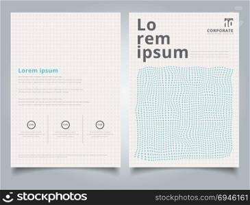 Brochure layout design template, Annual report, Leaflet, Advertising, poster, Magazine, Business for background, Empty copy space, cross plus pattern, vector illustration artwork A4 size.