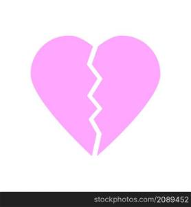 Broken heart icon. Pink sign. Unhappy love symbol. Sketch art. Modern cartoon design. Vector illustration. Stock image. EPS 10.. Broken heart icon. Pink sign. Unhappy love symbol. Sketch art. Modern cartoon design. Vector illustration. Stock image.