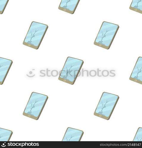 Broken screen pattern seamless background texture repeat wallpaper geometric vector. Broken screen pattern seamless vector