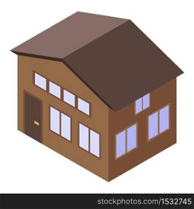 Broker house icon. Isometric of broker house vector icon for web design isolated on white background. Broker house icon, isometric style