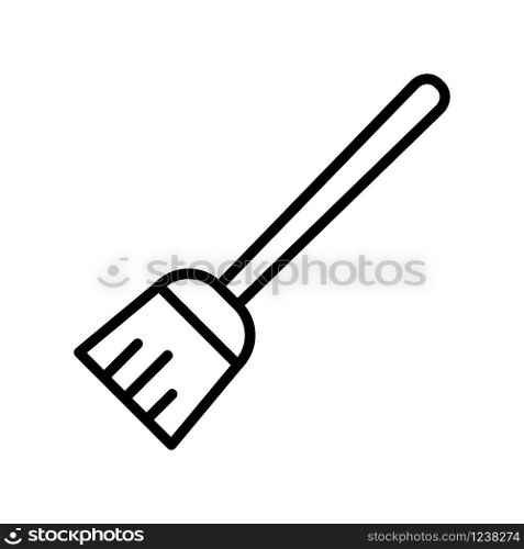 broom - home appliances icon vector design template