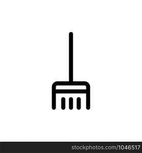Broom icon trendy