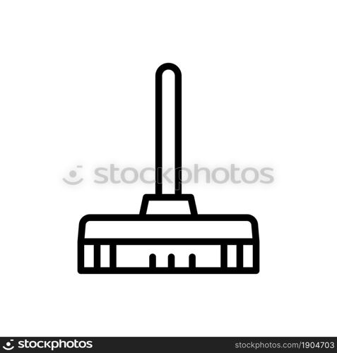 broom icon vector outlined style