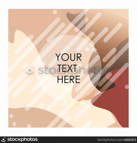 Brown and white pattern background vector