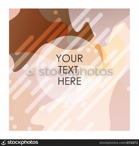 Brown and white pattern background vector