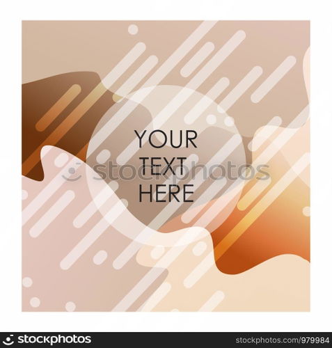 Brown and white pattern background vector