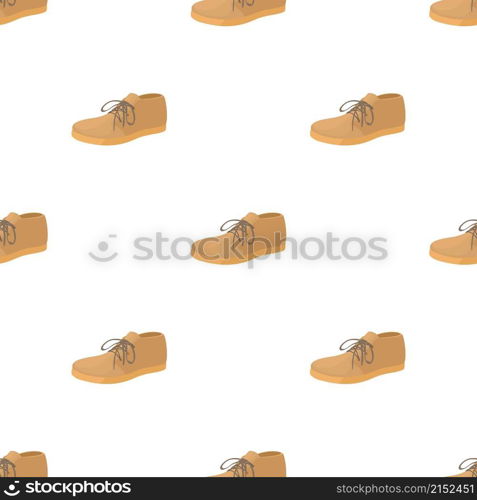 Brown boot pattern seamless background texture repeat wallpaper geometric vector. Brown boot pattern seamless vector