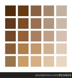 brown color palette. Vector illustration. EPS 10. Stock image.. brown color palette. Vector illustration. EPS 10.
