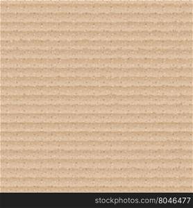 Brown corrugated cardboard for texture and background vector illustration
