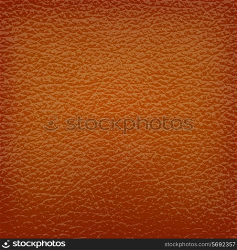 brown leather background. Vector illustration.