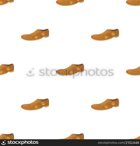 Brown leather shoe pattern seamless background texture repeat wallpaper geometric vector. Brown leather shoe pattern seamless vector