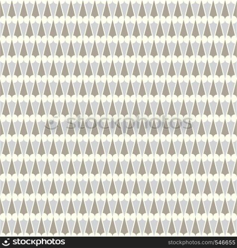 Brown Modern double plumb or triangle seamless pattern. Stylish pattern for graphic design in abstract style.