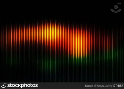 Brown orange green abstract blurred gradient mesh with light lines vector background 