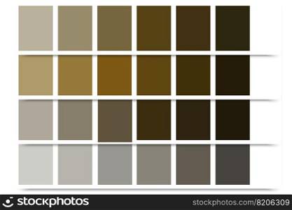 brown palette. Gradient color. Vector illustration. stock image. EPS 10.. brown palette. Gradient color. Vector illustration. stock image. 