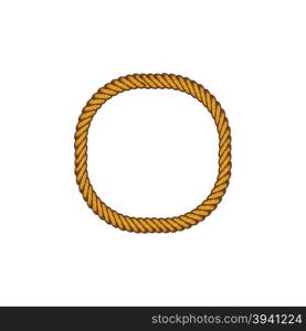 brown rope theme. vintage brown rope theme vector art illustration