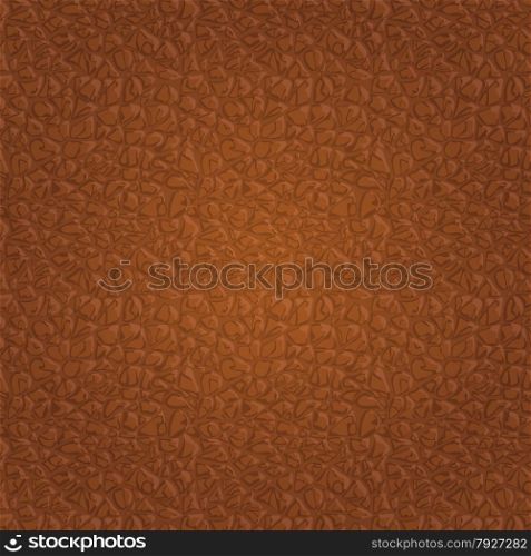 Brown seamless vector leather texture background