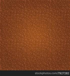 Brown seamless vector leather texture background