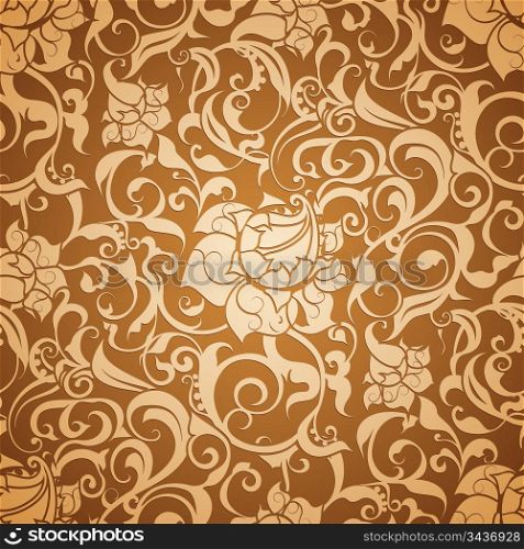 Brown Seamless wallpaper pattern