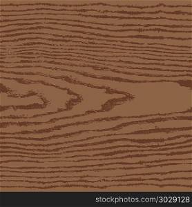 Brown wood texture background in square format. Brown wood texture background in square format. Realistic plank with annual years circles. Natural pattern swatch template in flat style. Vector illustration design elements in 8 eps