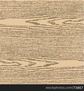 Brown wood texture background in square format. Brown wood texture background in square format. Realistic plank with annual years circles. Natural pattern swatch template in flat style. Vector illustration design elements in 8 eps