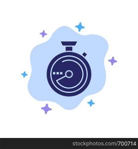 Browse, Compass, Navigation, Location Blue Icon on Abstract Cloud Background