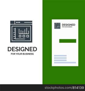 Browser, Internet, Web, Static Grey Logo Design and Business Card Template