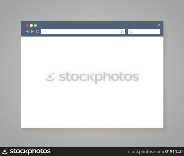 Browser vector image