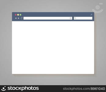 Browser vector image