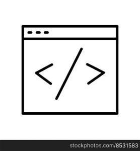 Browser window icon. Flat pc symbol. Internet application. Vector illustration. Stock image. EPS 10.. Browser window icon. Flat pc symbol. Internet application. Vector illustration. Stock image.
