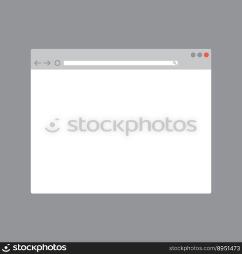 Browser window vector image