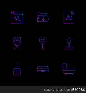 brush , bathtub , ai , files , file type , file , windows , os , documents, hardware , ai , pds , compressesd, zip , message , labour , constructions , icon, vector, design, flat, collection, style, creative, icons