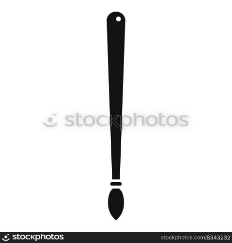 Brush element icon simple vector. Cosmetic manicure. Care spa. Brush element icon simple vector. Cosmetic manicure