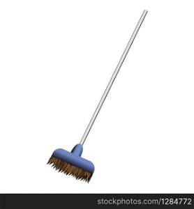 Brush mop icon. Cartoon of brush mop vector icon for web design isolated on white background. Brush mop icon, cartoon style