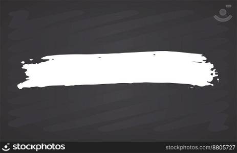 Brush stroke hand drawn grunge texture isolated vector image