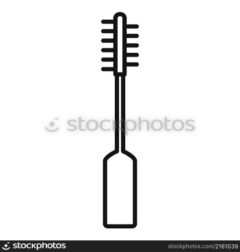 Brush toothpick icon outline vector. Tooth pick. Olive sharp. Brush toothpick icon outline vector. Tooth pick
