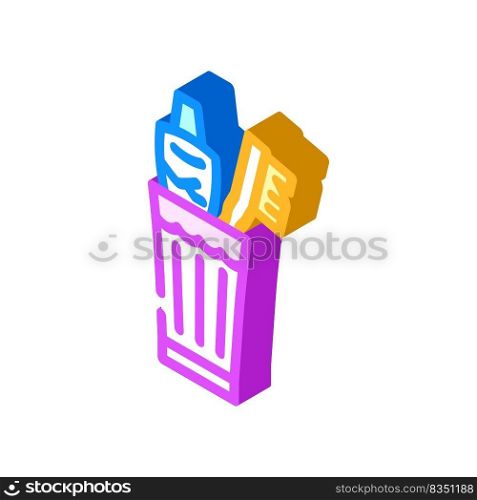 brush your teeth isometric icon vector. brush your teeth sign. isolated symbol illustration. brush your teeth isometric icon vector illustration