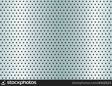 brushed silver metal background with round black holes