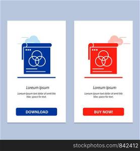 Brusher, Poster, Wallpaper, Fly Blue and Red Download and Buy Now web Widget Card Template