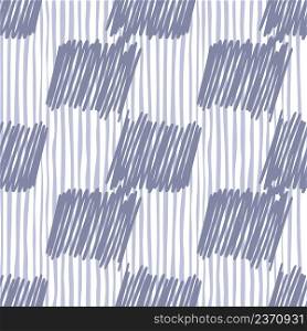 Brushstrokes and thin stripes seamless pattern. Cross Hatching endless background. Grunge backdrop. Design for fabric, textile print, surface, wrapping, cover, greeting card. Vector illustration. Brushstrokes and thin stripes seamless pattern. Cross Hatching endless background. Grunge backdrop.