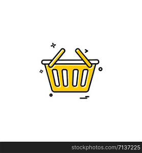 bsket shopping online cart icon