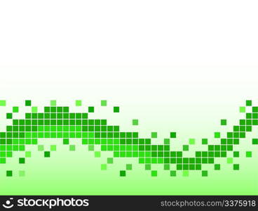 bstract background with pixels. Vector