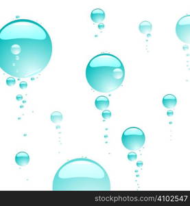 bubble background in blue ideal as a subtle backdrop to a desktop or presentation