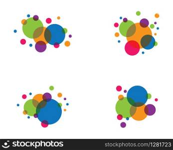 Bubble background vector icon illustration design