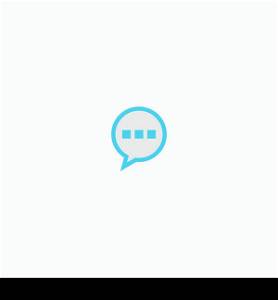 Bubble chat icon message, speech talk chatting communication.