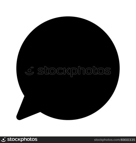 bubble chat, icon on isolated background