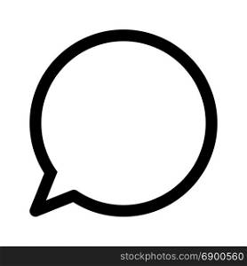 bubble chat, icon on isolated background
