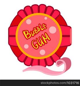 Bubble gum box icon. Cartoon of bubble gum box vector icon for web design isolated on white background. Bubble gum box icon, cartoon style