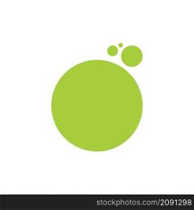 Bubble icon logo vector design